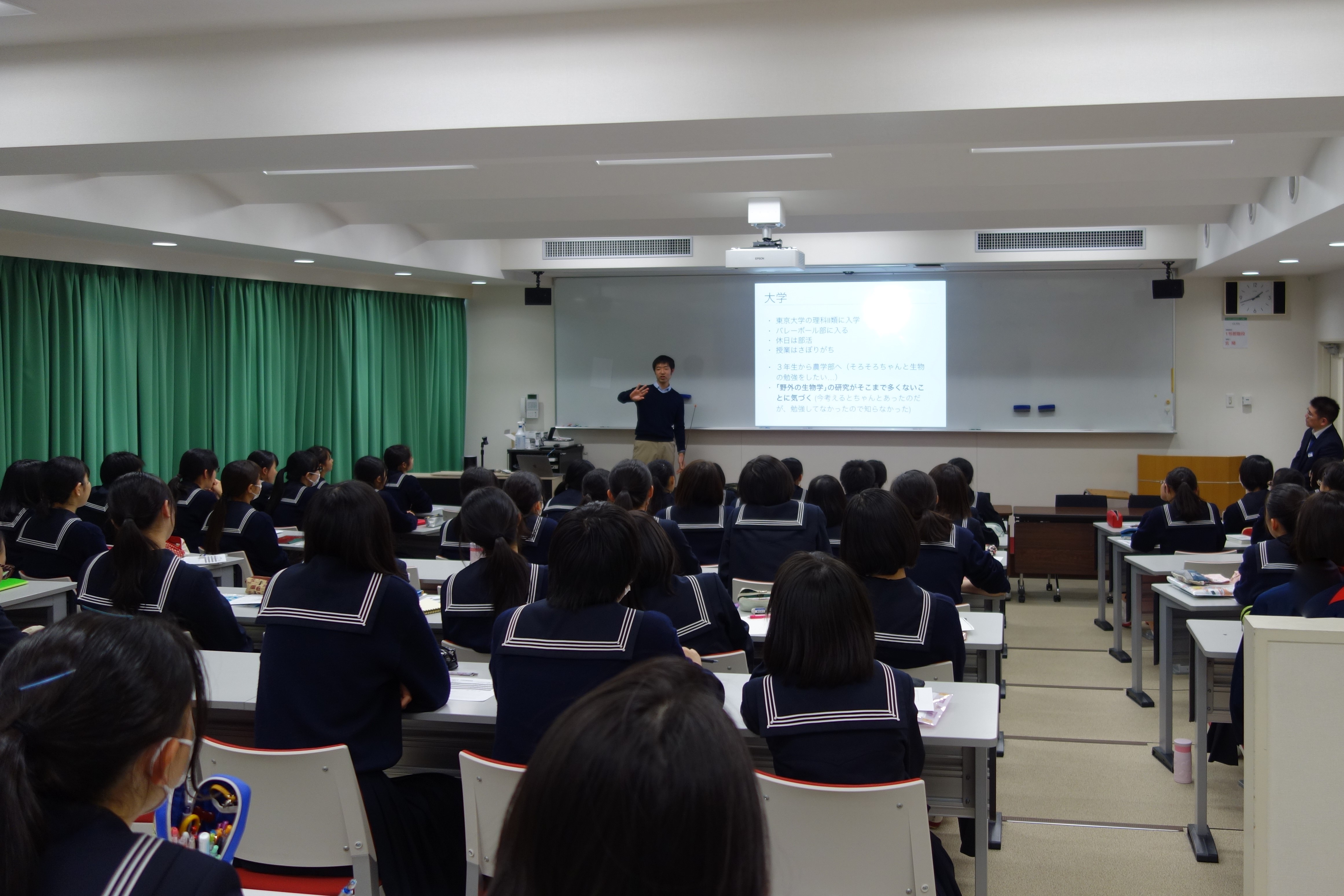 潮　雅之　先生（生態学）<br />「森や海から自然の法則を見つけるための科学の方法」