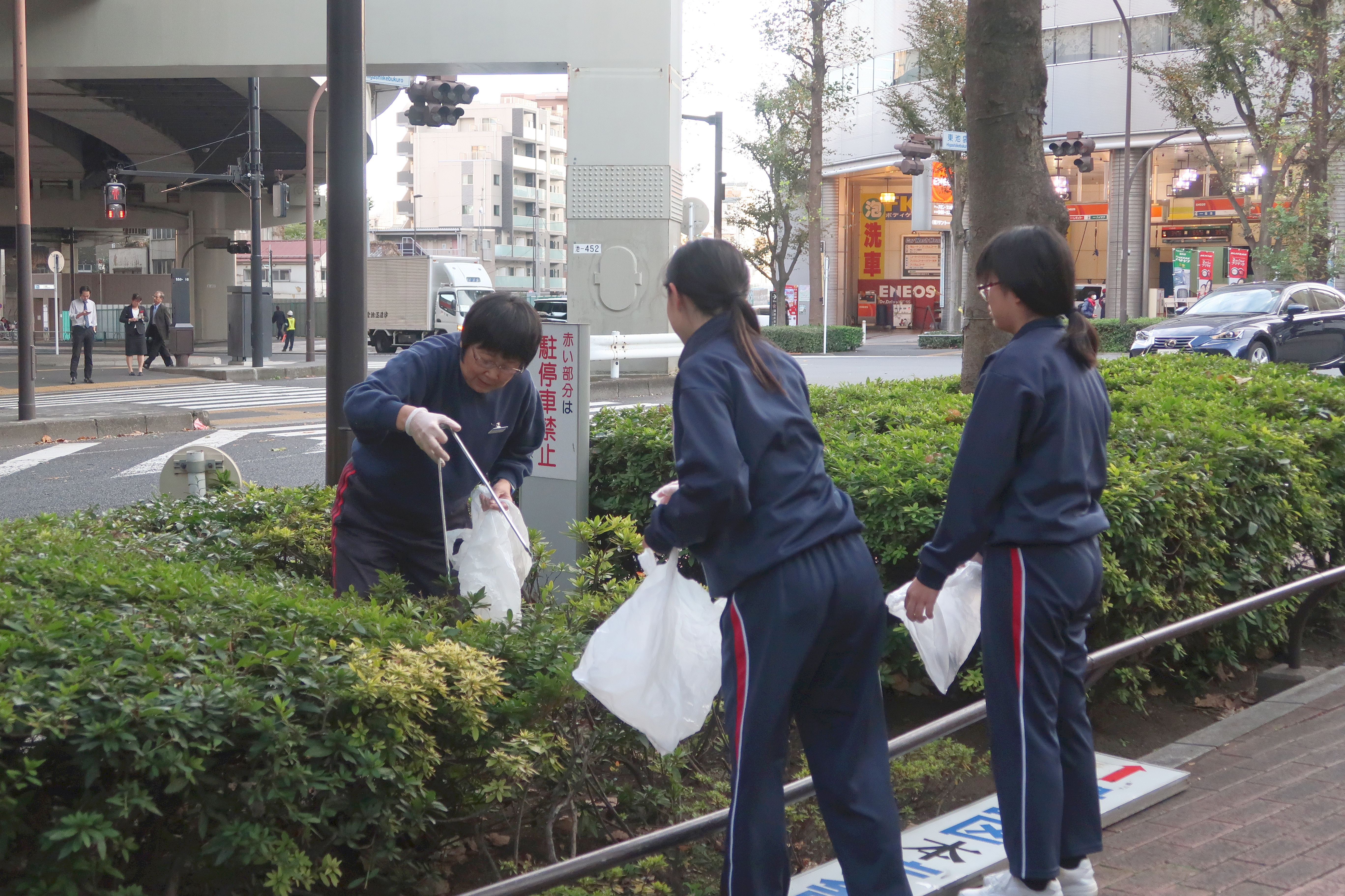 ゴミゼロデーを実施しました 豊島岡女子学園 中学校 高等学校