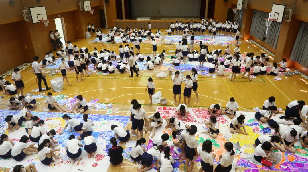 中学1年 美術集中実習 | 豊島岡女子学園 中学校・高等学校