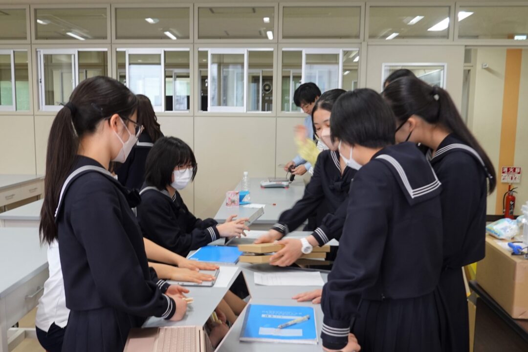 実験室で実験室で実験準備