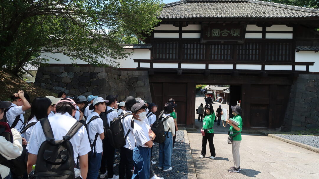 懐古園でのガイドツアー