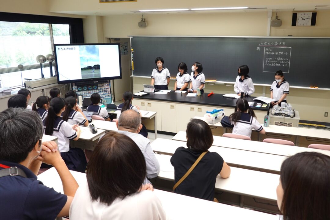教室でも口頭発表