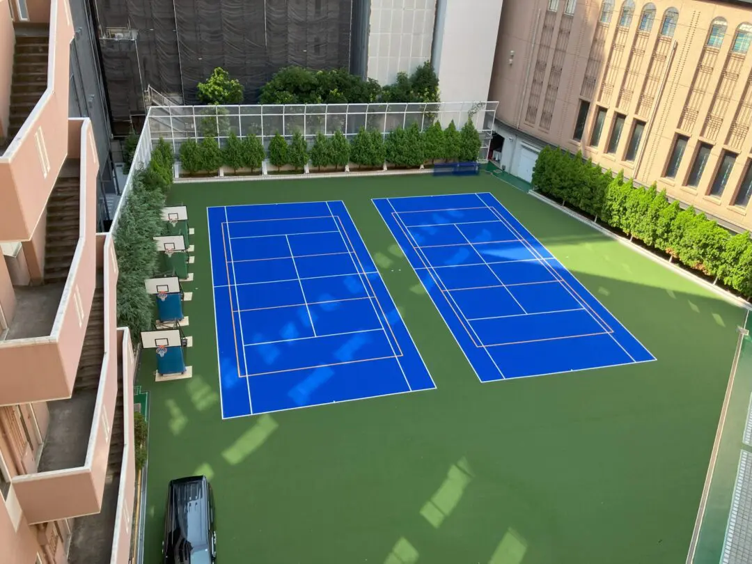 グラウンドが人工芝になりました | 豊島岡女子学園 中学校・高等学校